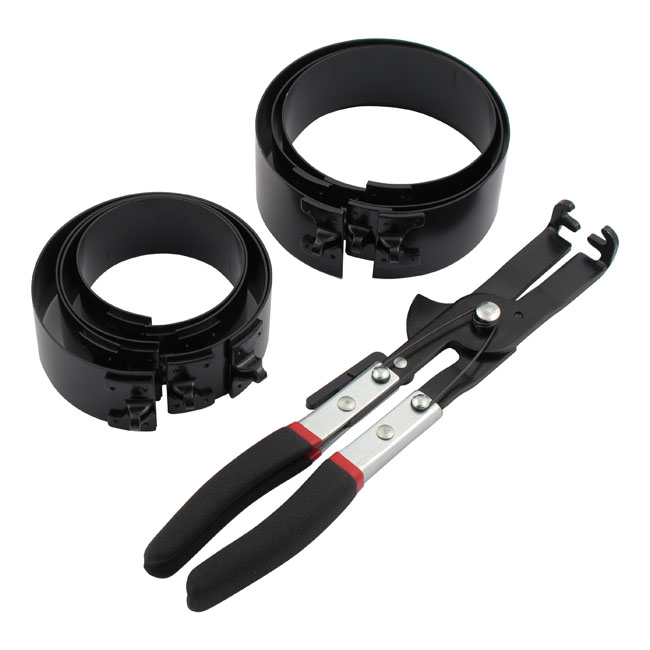 Piston Ring Compressor Set, 27/8"43/8" Garage
